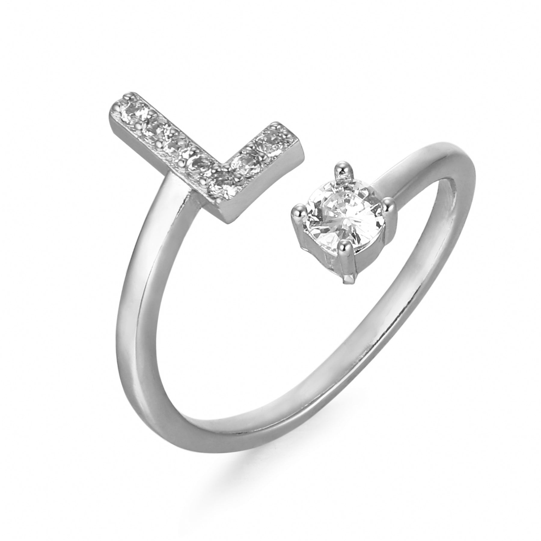 Étoile | Personlig Bogstav Ring – Elegant Design Med Unikt Præg 10