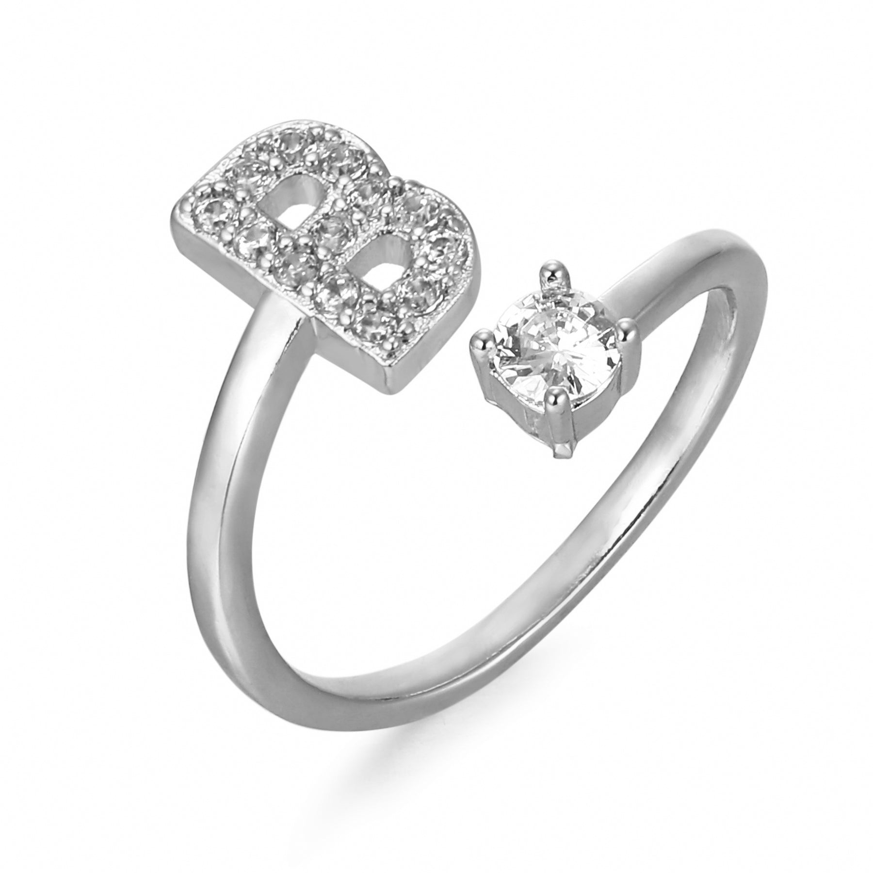 Étoile | Personlig Bogstav Ring – Elegant Design Med Unikt Præg 13