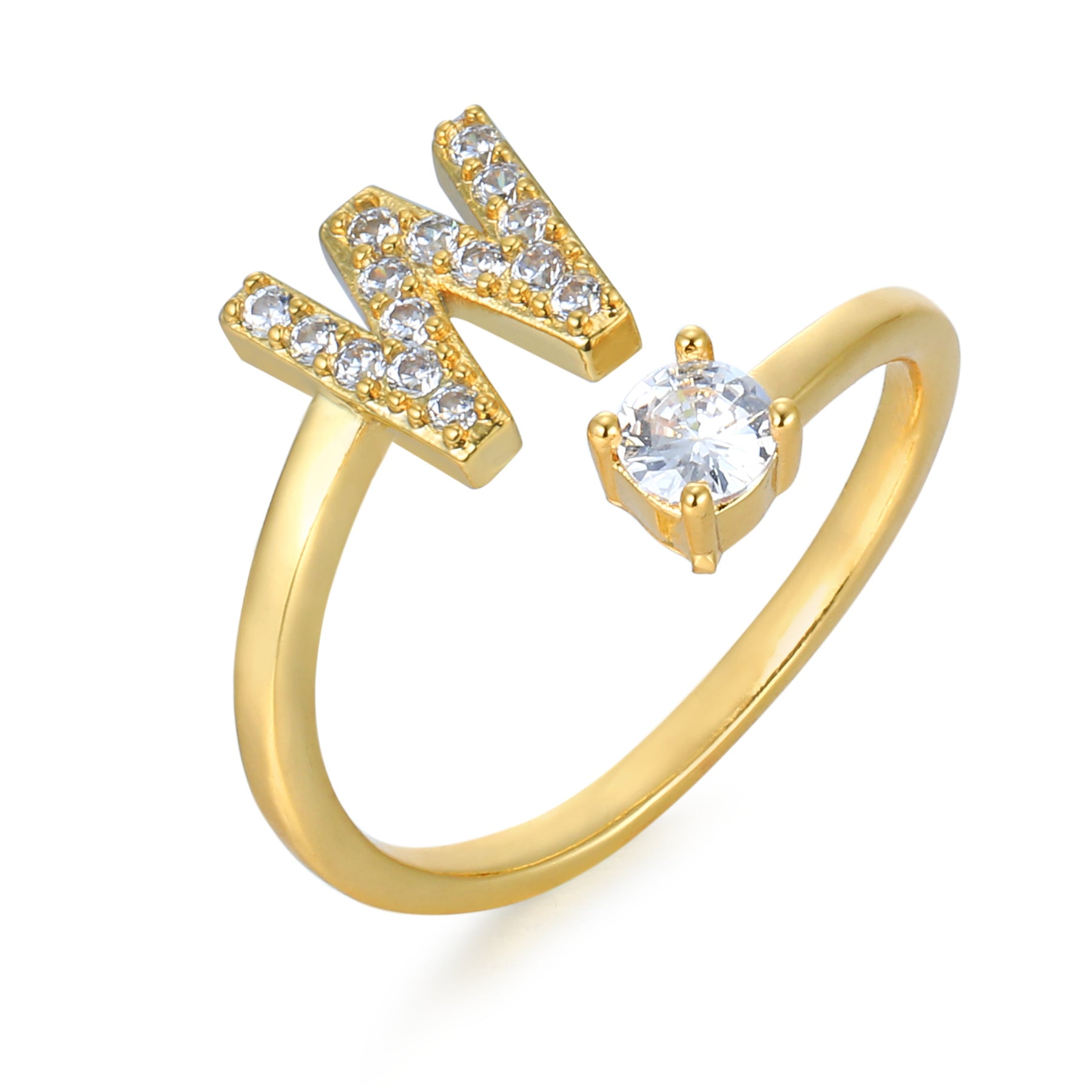 Étoile | Personlig Bogstav Ring – Elegant Design Med Unikt Præg 15