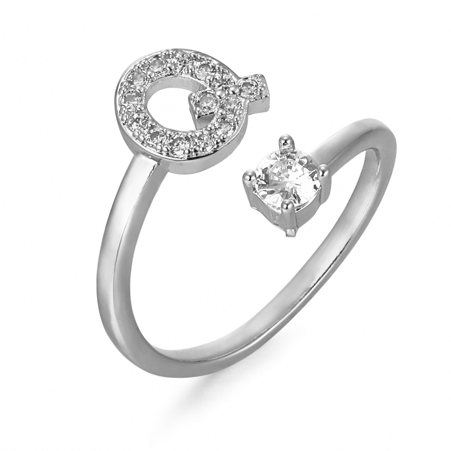 Étoile | Personlig Bogstav Ring – Elegant Design Med Unikt Præg 16