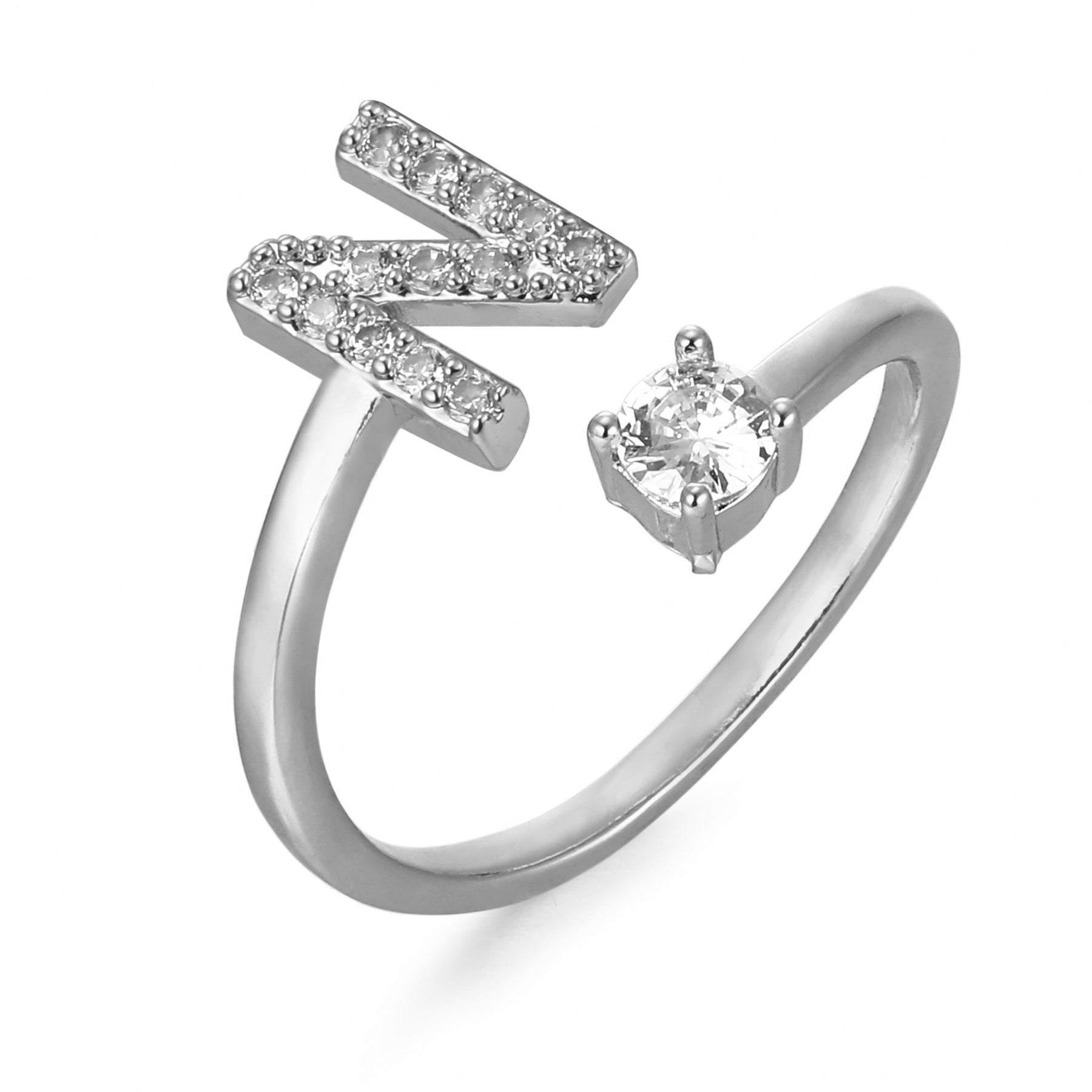 Étoile | Personlig Bogstav Ring – Elegant Design Med Unikt Præg 19