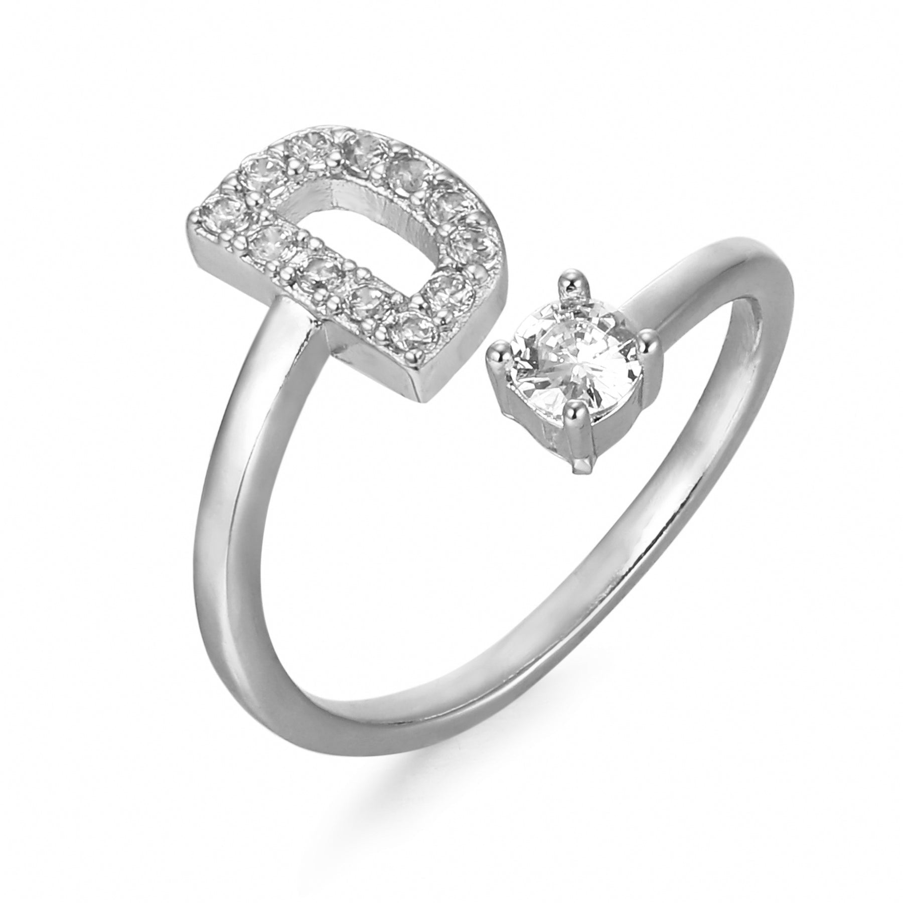 Étoile | Personlig Bogstav Ring – Elegant Design Med Unikt Præg 21