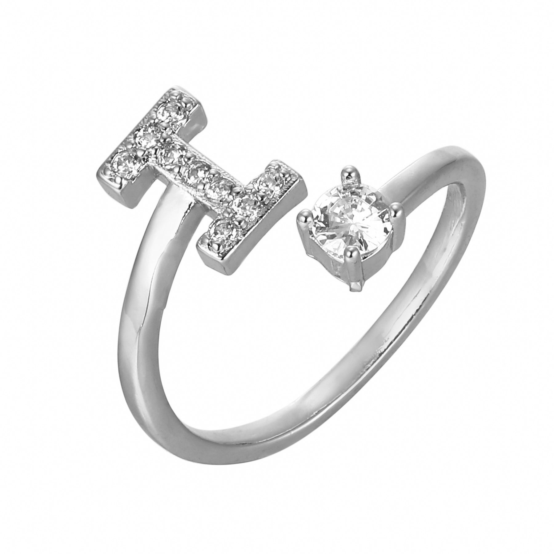 Étoile | Personlig Bogstav Ring – Elegant Design Med Unikt Præg 31