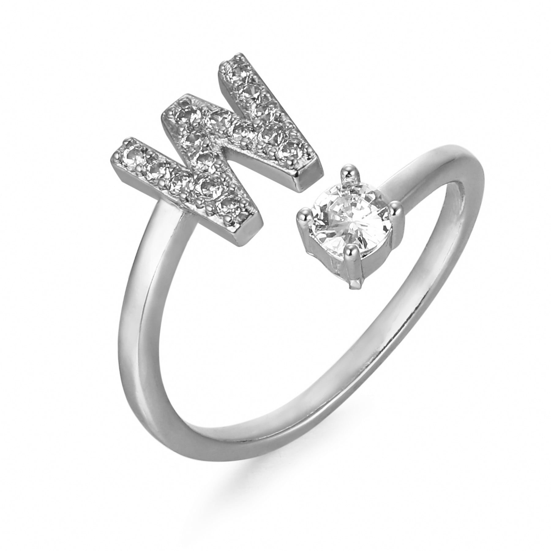 Étoile | Personlig Bogstav Ring – Elegant Design Med Unikt Præg 33