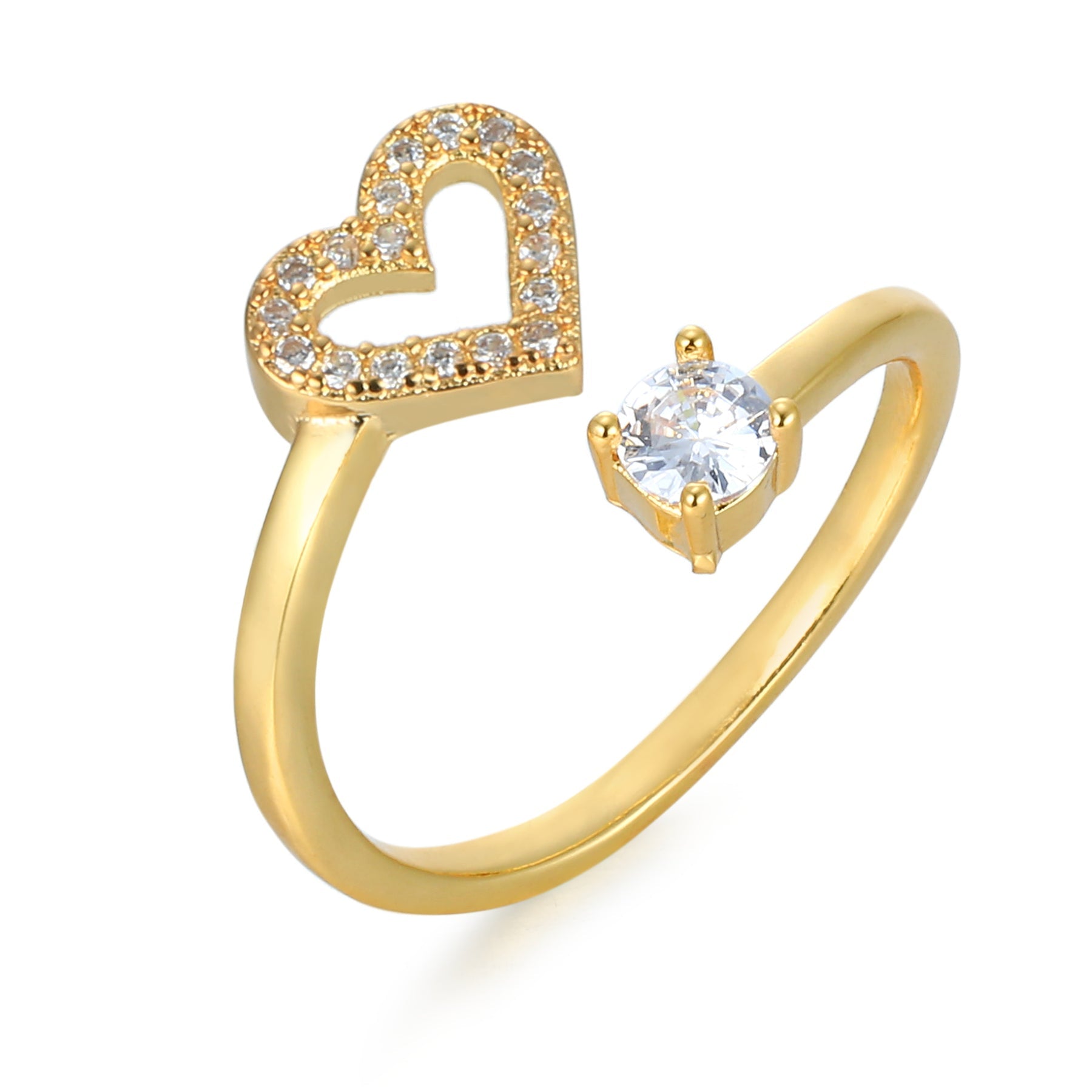 Étoile | Personlig Bogstav Ring – Elegant Design Med Unikt Præg 42