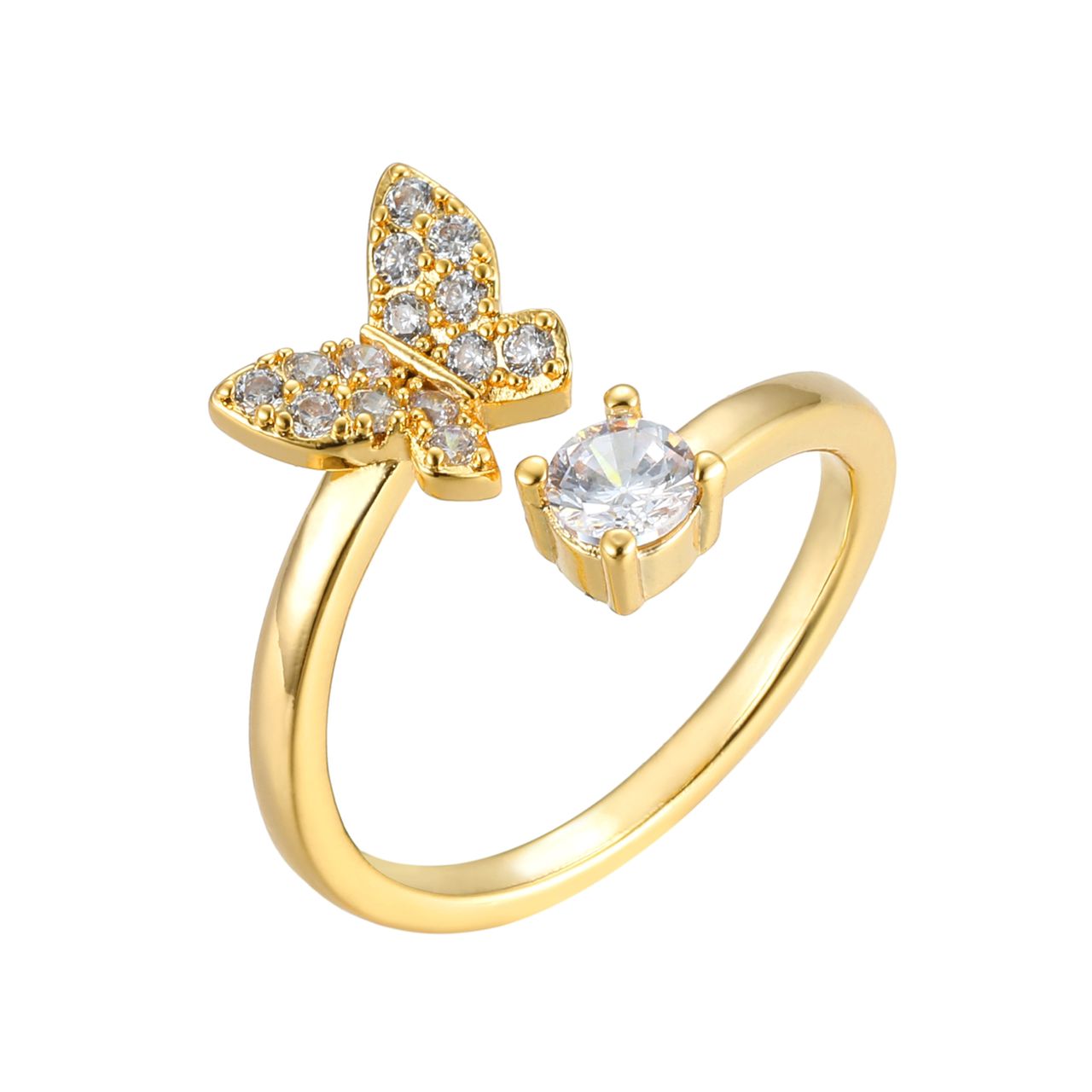 Étoile | Personlig Bogstav Ring – Elegant Design Med Unikt Præg 43