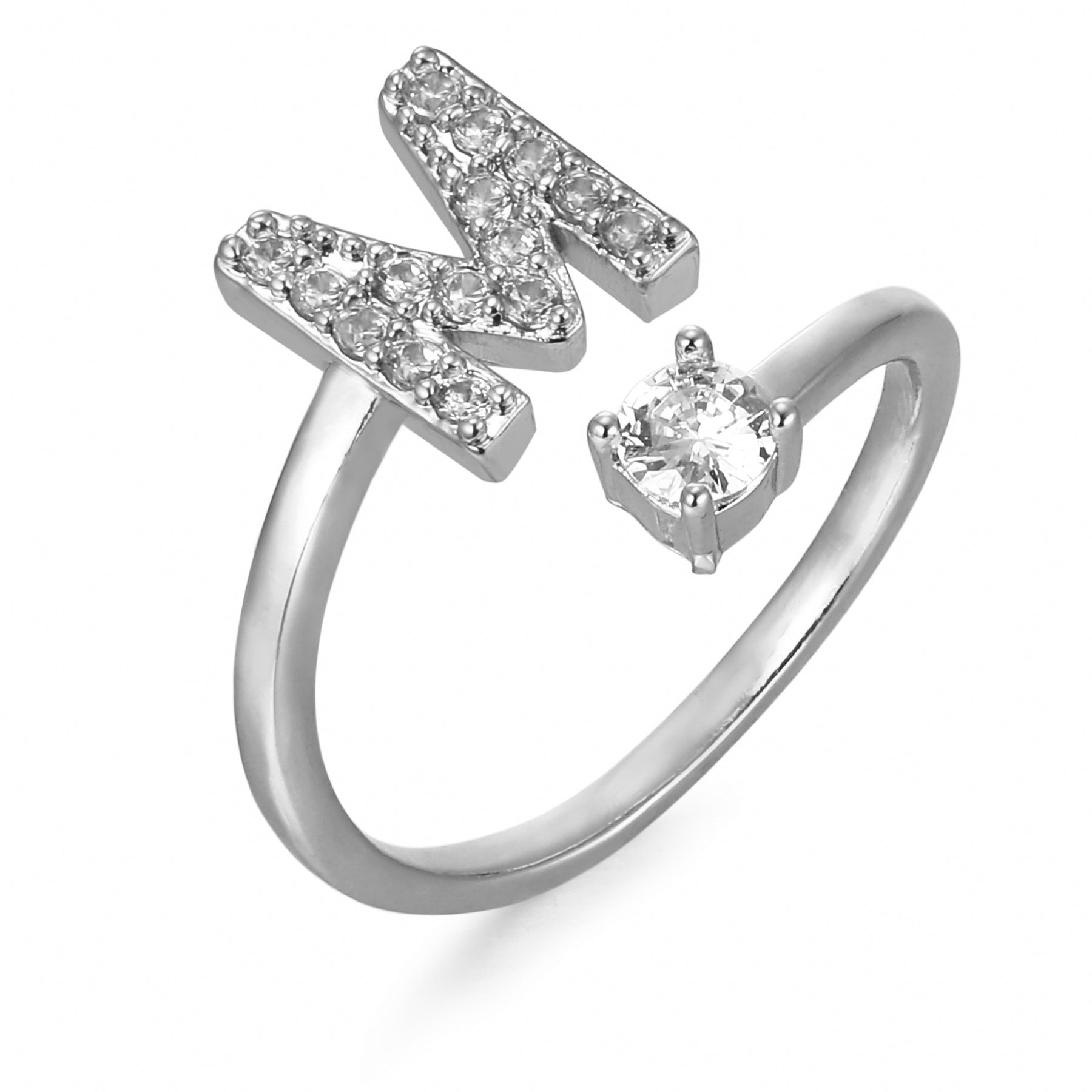 Étoile | Personlig Bogstav Ring – Elegant Design Med Unikt Præg 45