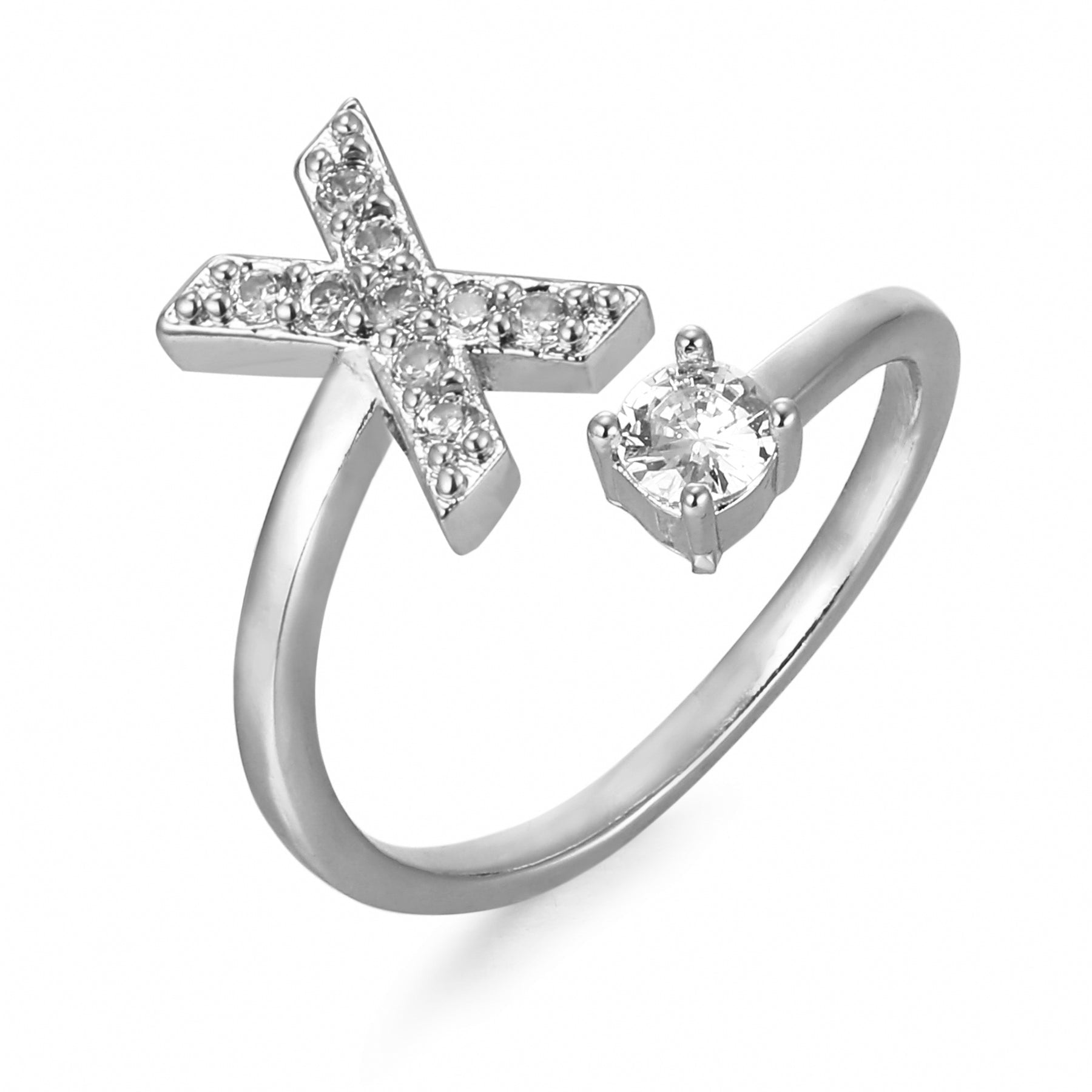 Étoile | Personlig Bogstav Ring – Elegant Design Med Unikt Præg 50