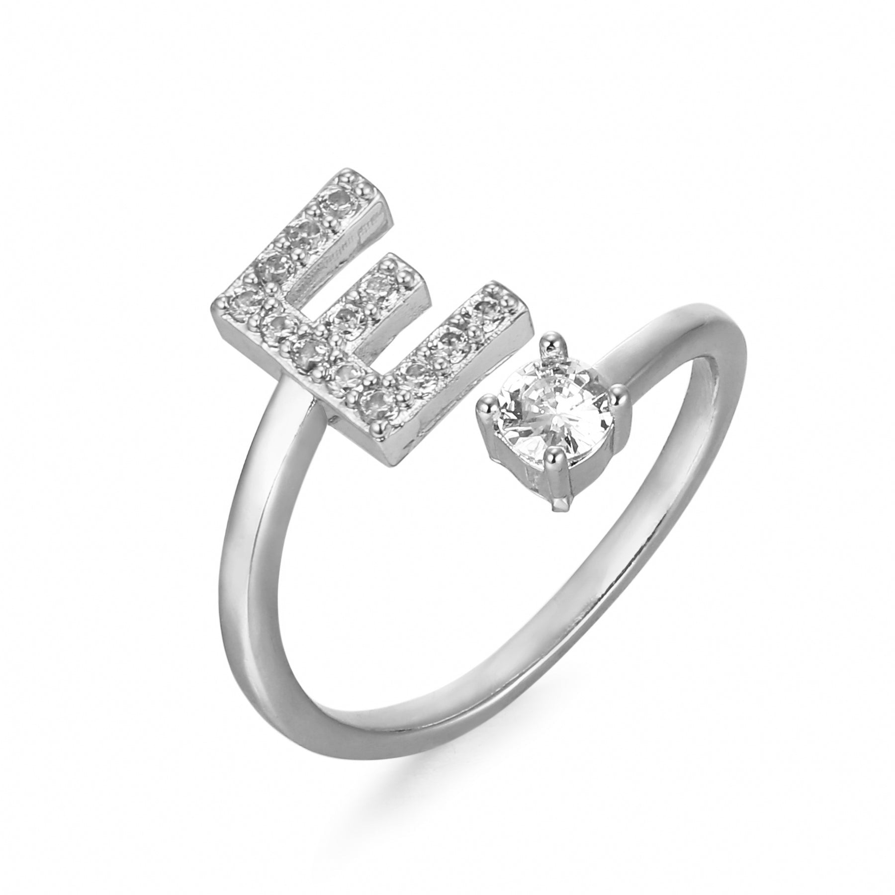 Étoile | Personlig Bogstav Ring – Elegant Design Med Unikt Præg 56