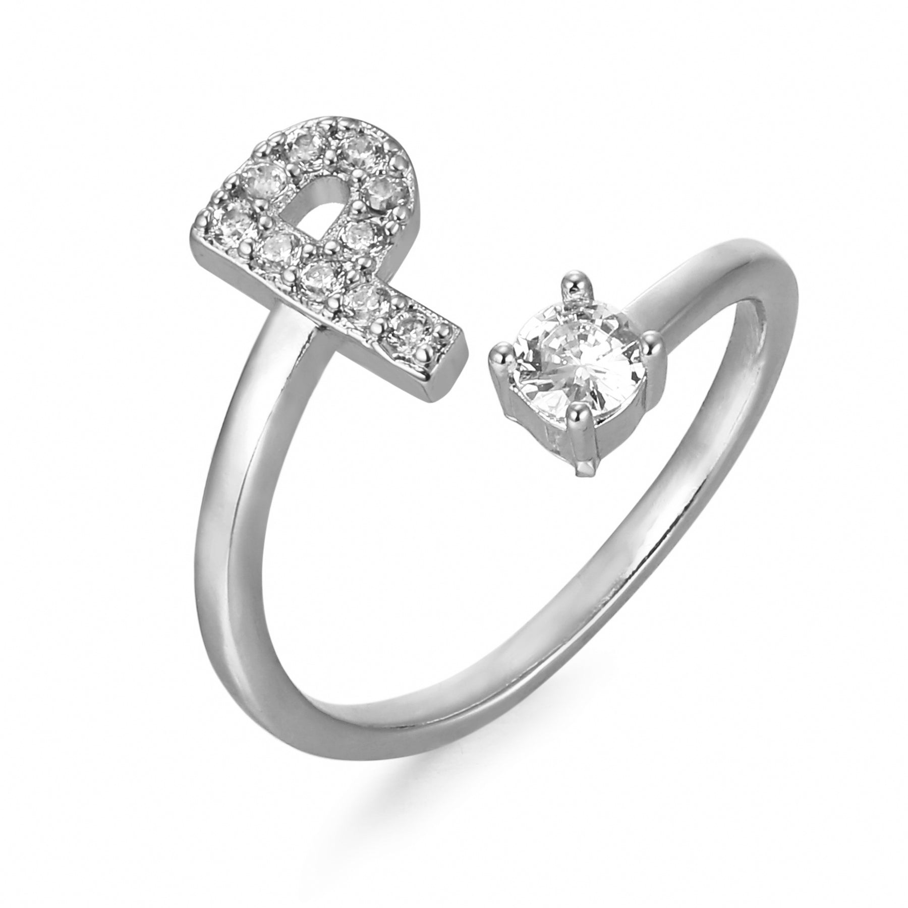 Étoile | Personlig Bogstav Ring – Elegant Design Med Unikt Præg 59