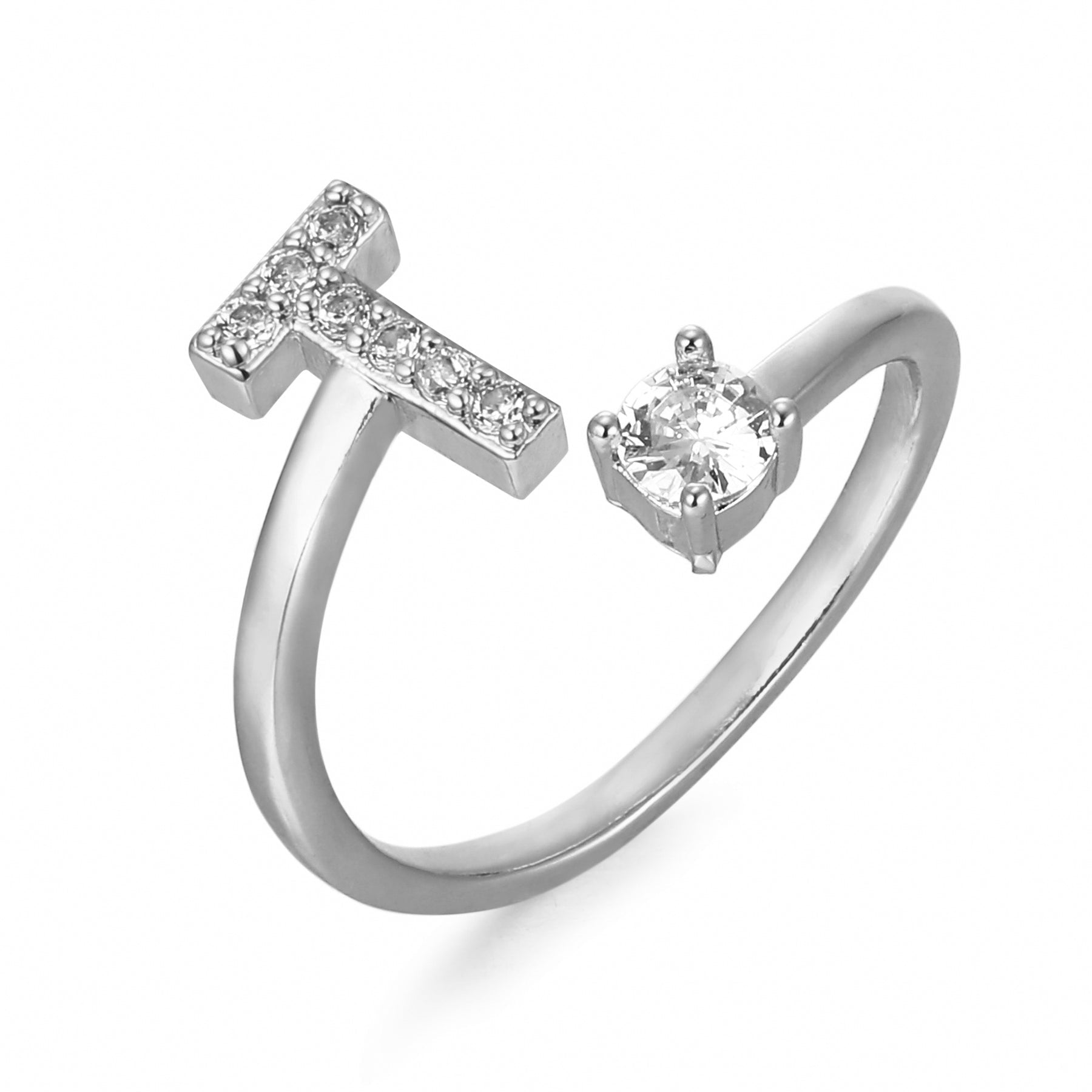 Étoile | Personlig Bogstav Ring – Elegant Design Med Unikt Præg 6