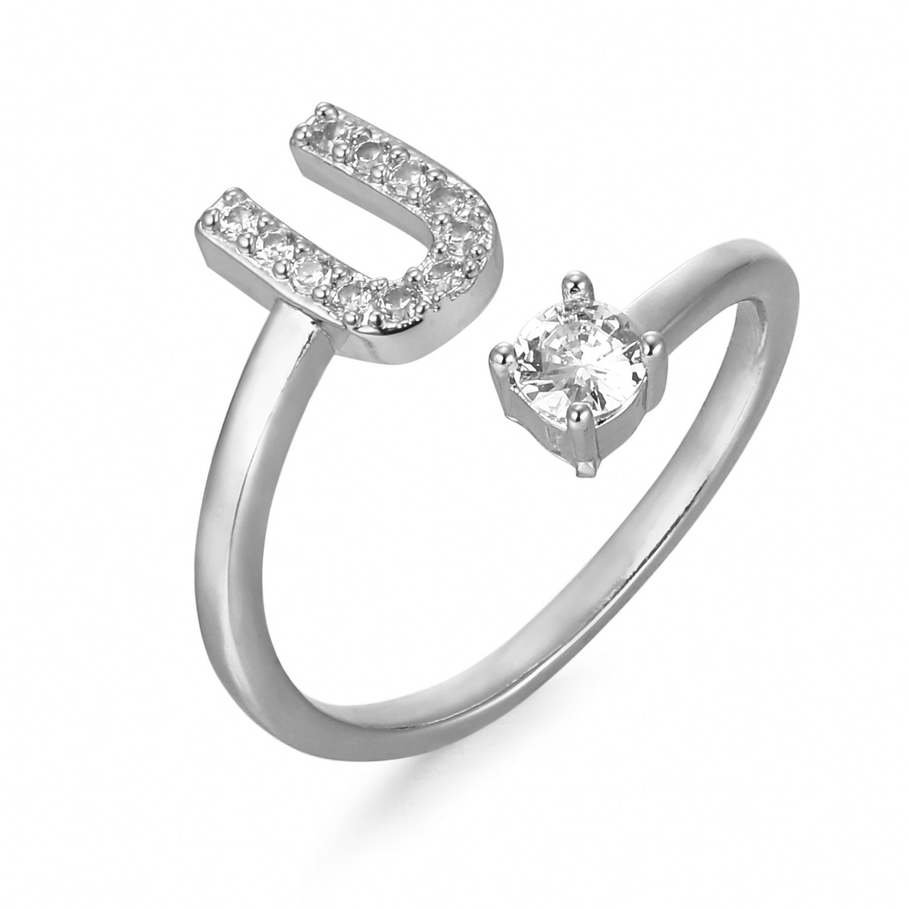 Étoile | Personlig Bogstav Ring – Elegant Design Med Unikt Præg 7