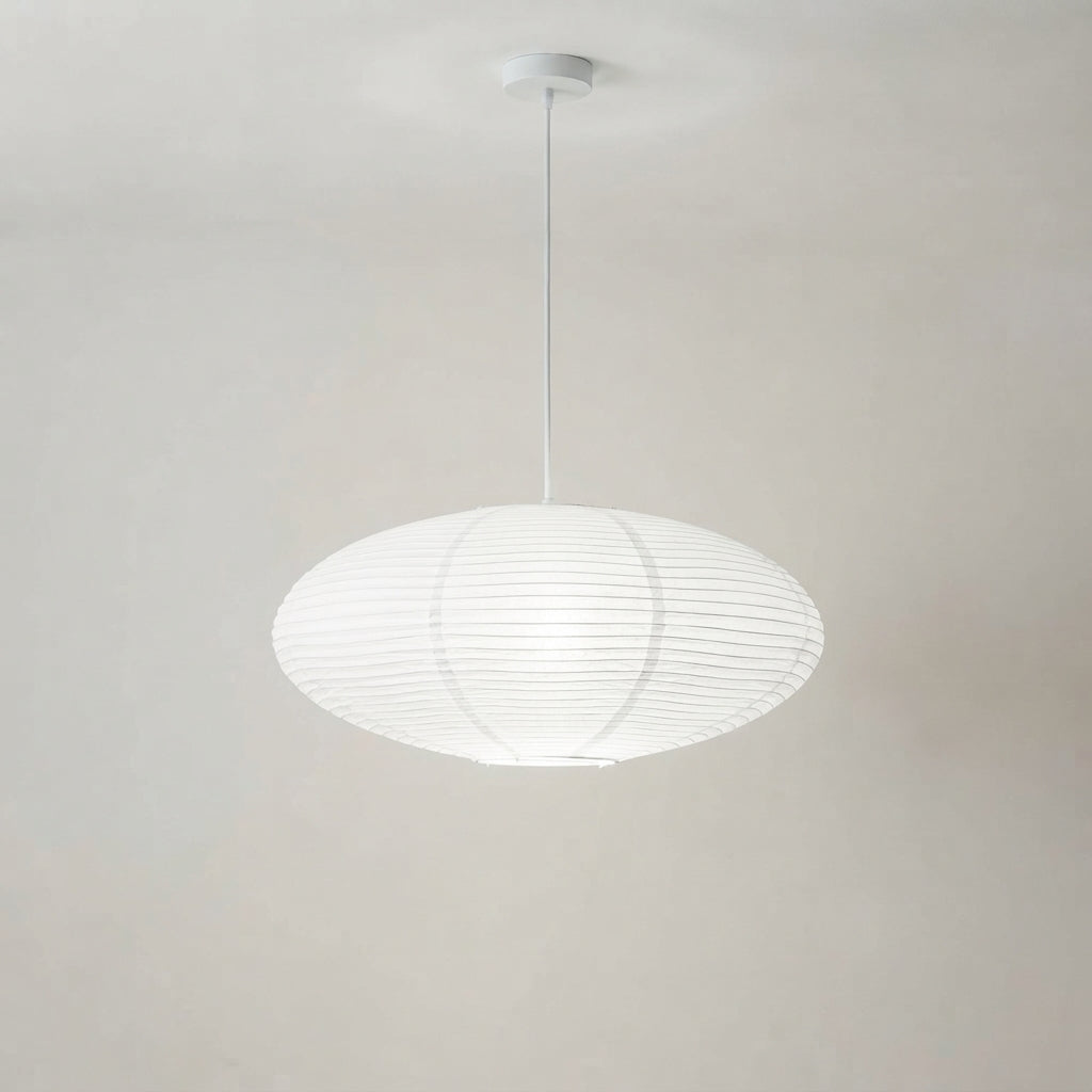Lanova - Oval Wabi-Sabi Pendel Hvid Nuvenci.dk