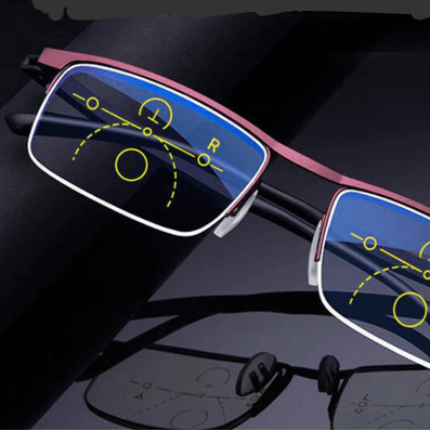Tyske Intelligente Progressive Briller - Klar Vision, Komfortabelt Design-4