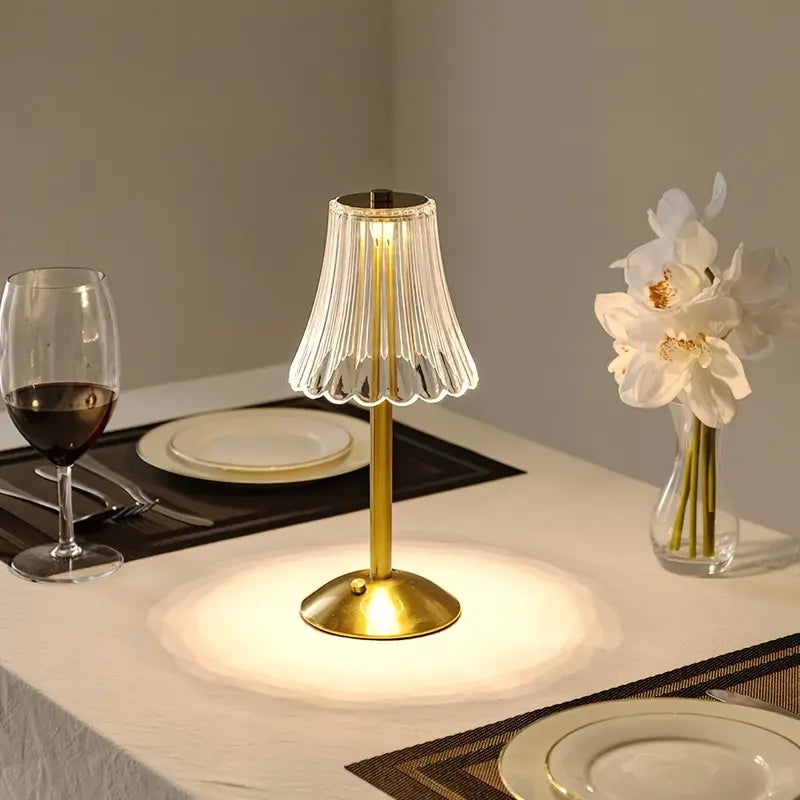 GleamStone | Bordlampe – Raffineret Udtryk og Fleksibel Lysstyrke