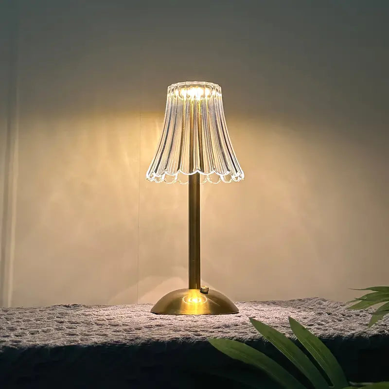 GleamStone | Bordlampe – Raffineret Udtryk og Fleksibel Lysstyrke