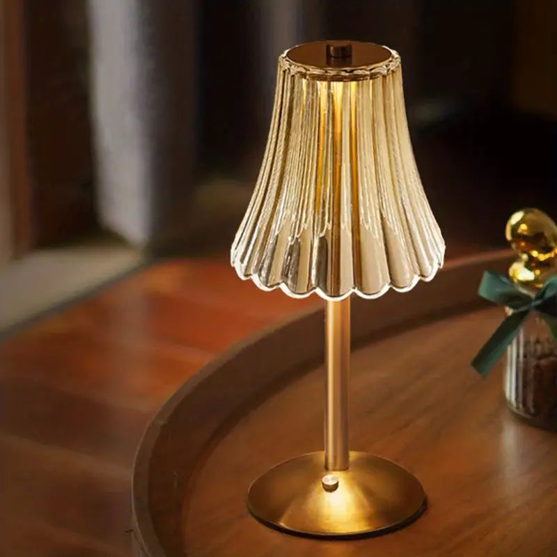 GleamStone | Bordlampe – Raffineret Udtryk og Fleksibel Lysstyrke