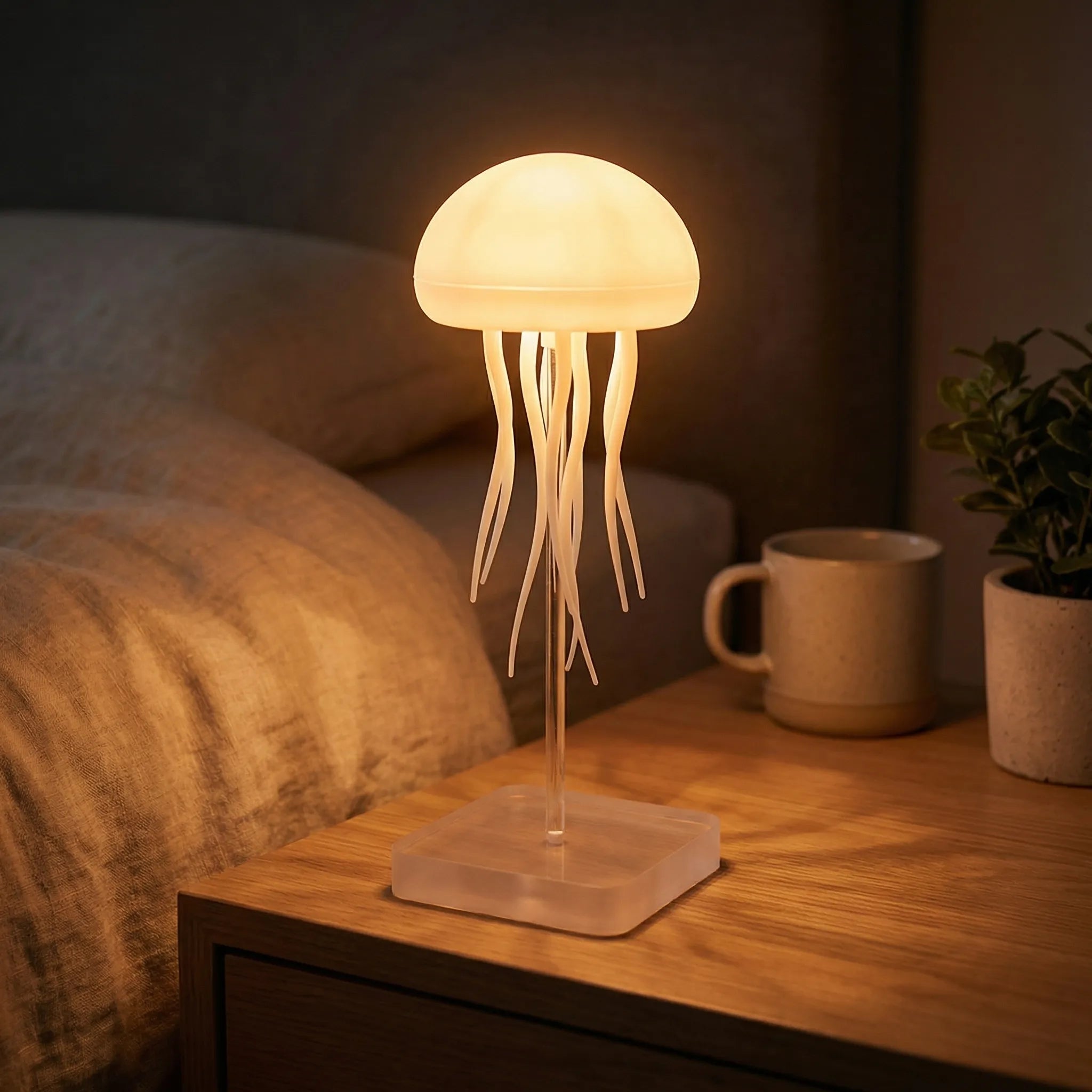 Glowvalle - Farveændrende LED-Bordlampe Med Bevægelse Nuvenci.dk