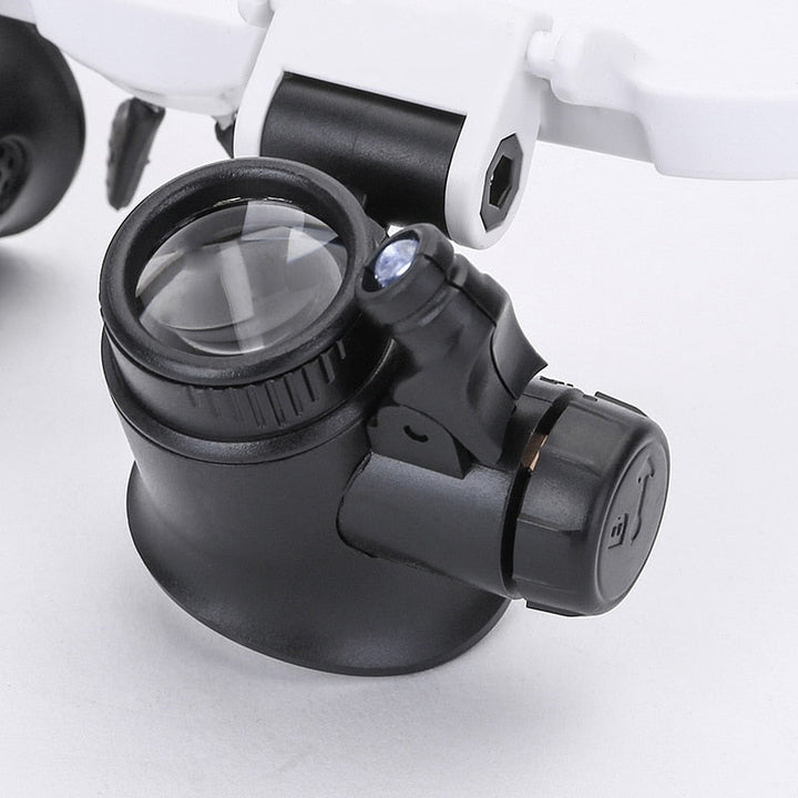 OptiSight | HD Læsebrille med LED-belysning og udskiftelige linser