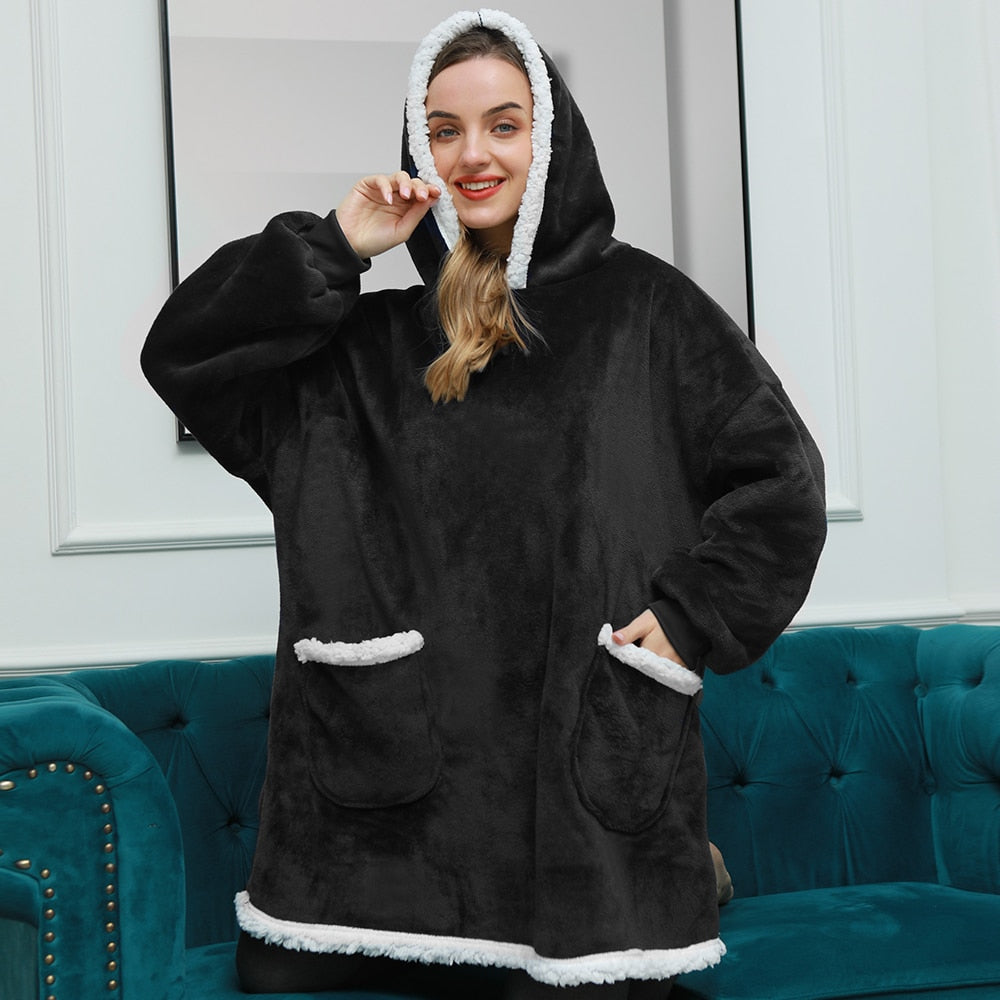 Courtney | Oversize Hoodie Tæppe for Ultimativ Komfort