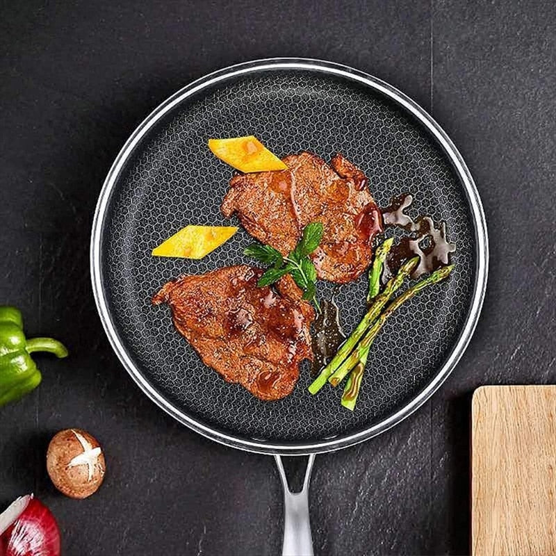ChefPixel | Rustfrit stål pande med ridsefast non-stick teknologi