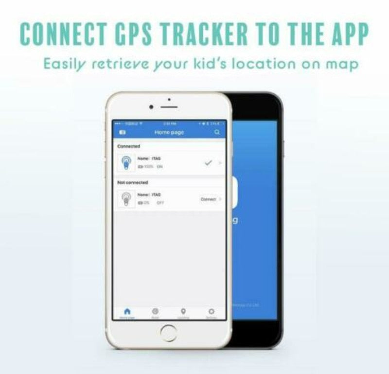 KidLocate | Mini GPS-tracking-enhed til børn med realtidslokalisering & SOS-funktion