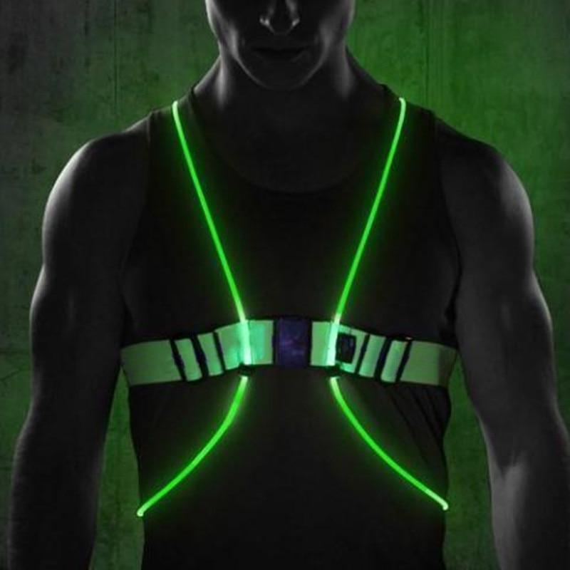 BrightPath | Refleksvest – 360° LED Lys & Tryg Aftentræning