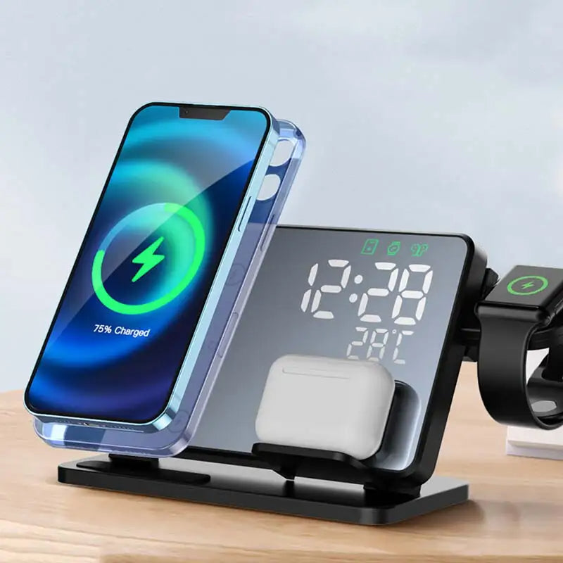 ChargeHub | Opladningsstation – 3-i-1 Løsning til Apple-enheder