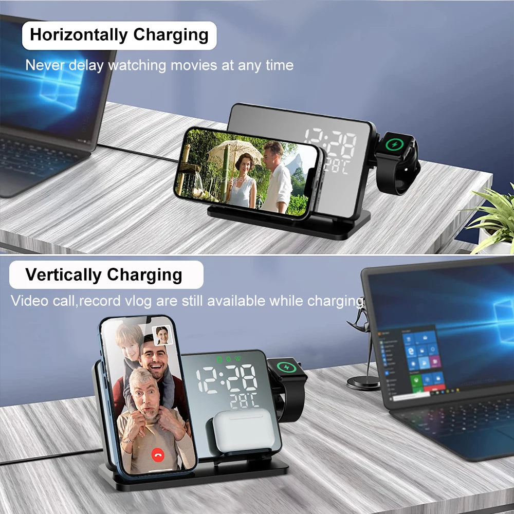 ChargeHub | Opladningsstation – 3-i-1 Løsning til Apple-enheder