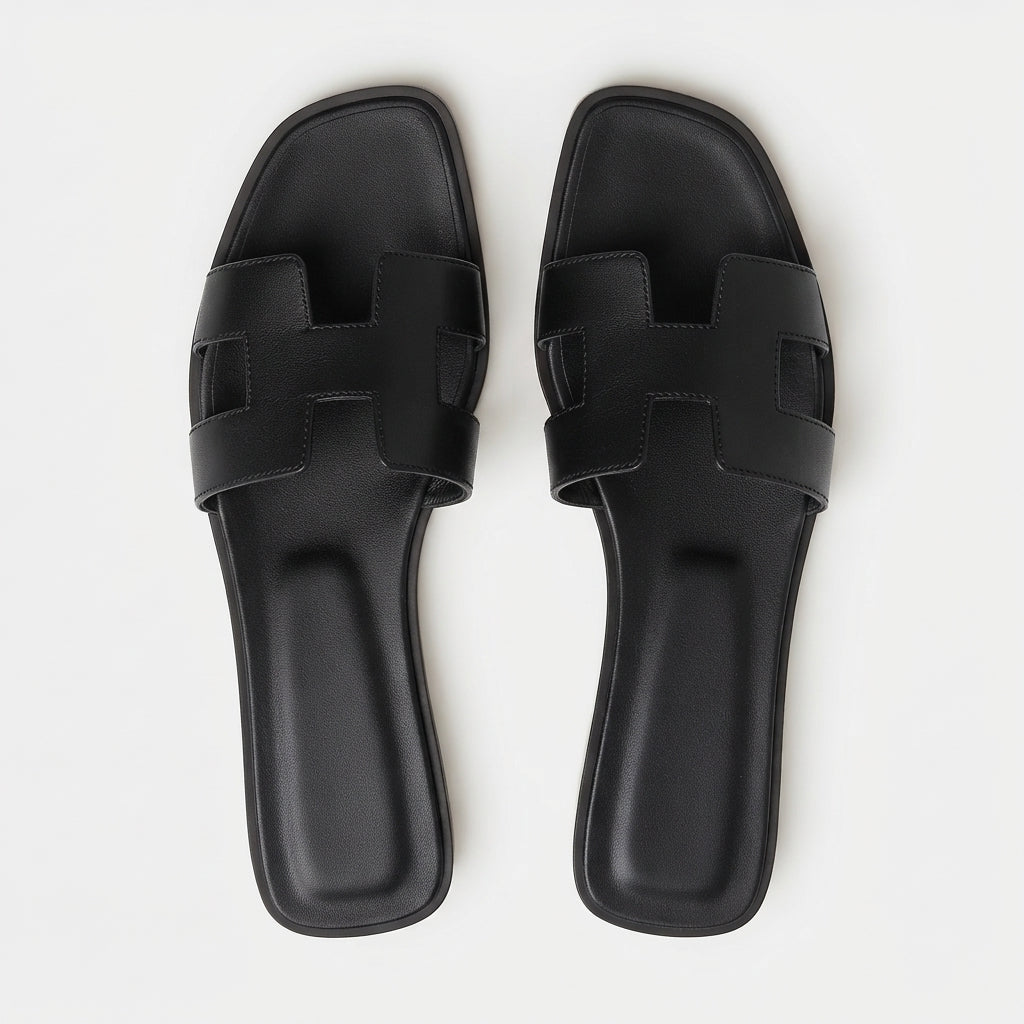 Kayla | Flade Damehaussko med Tidløst Elegant Design Nuvenci.dk