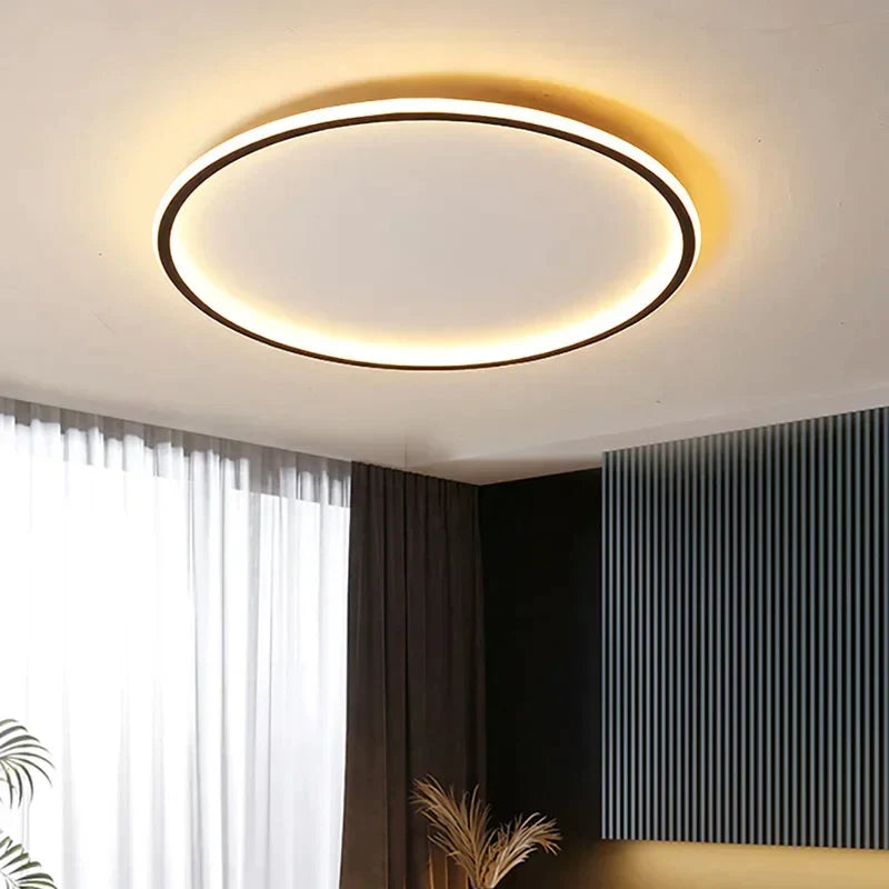 Nordisk LED Loftlampe - Dimmbar, Moderne Design til Stue & Spisestue-2