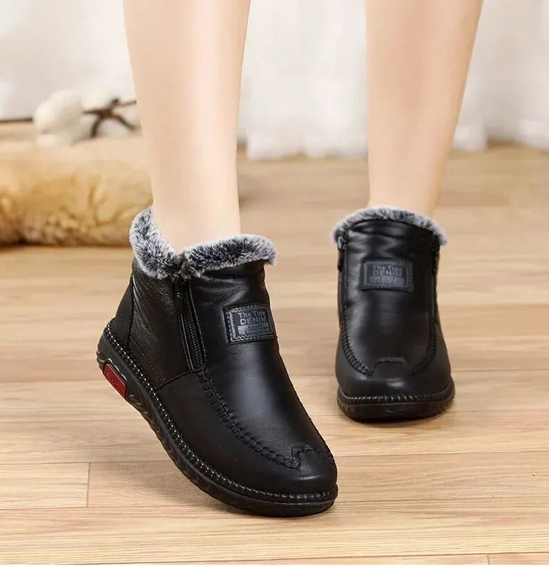 Lara | Pelzgefütterte Lederstiefel1