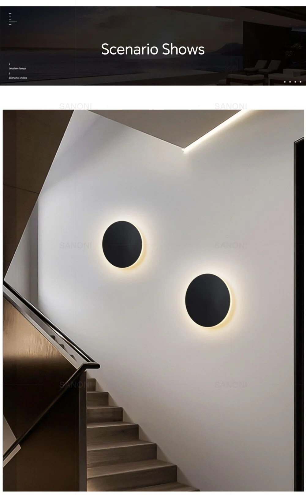 CircleBeam | LED Væglampe – Elegant belysning til enhver indretning