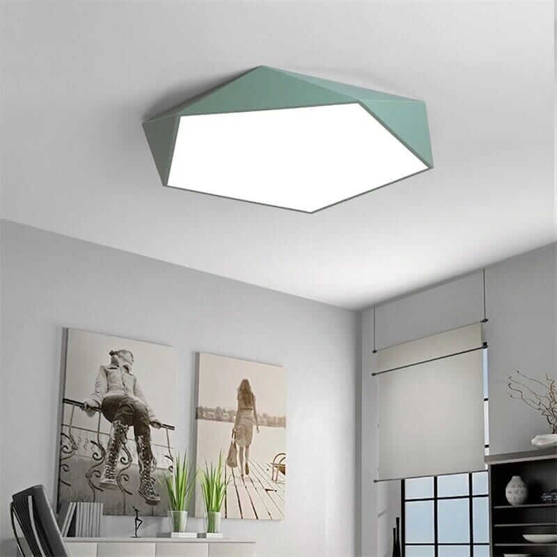 Lumacove - Geometrisk Loftlampe Til Lavloftede Rum Nuvenci.dk