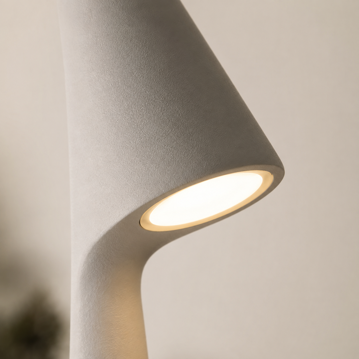 LumiCone - Minimalistisk Kegleformet Led Bordlampe Nuvenci.dk
