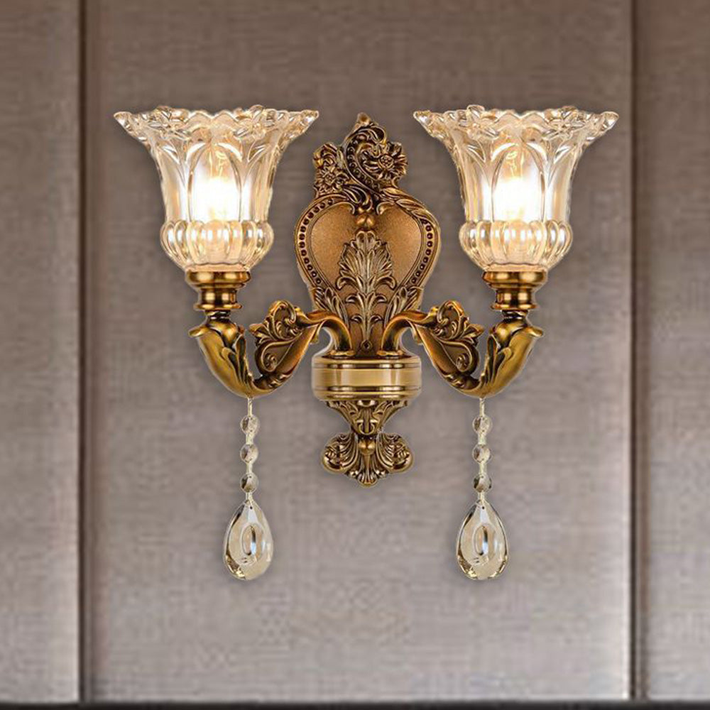 LumiHeritage | Elegant Vintage Guld Væglampe2