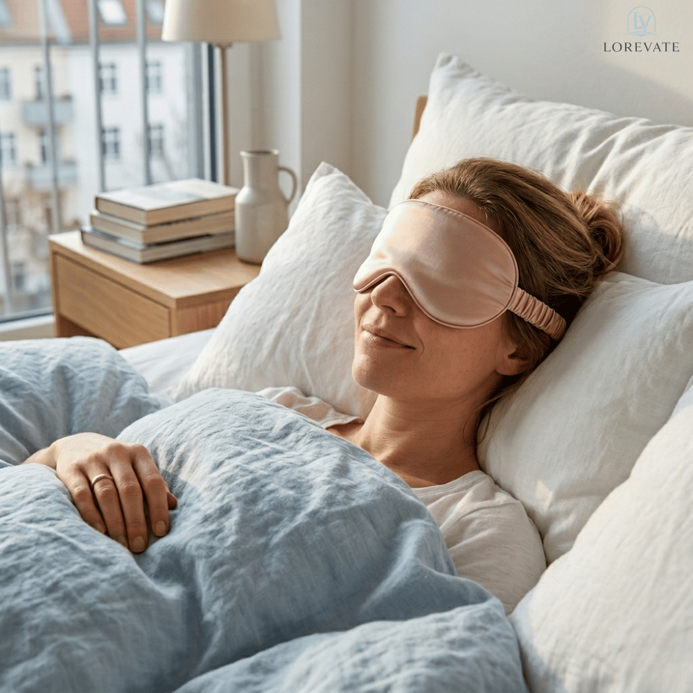 Lumirest - Mørklæggende Og Let Sovemaske Nuvenci.dk
