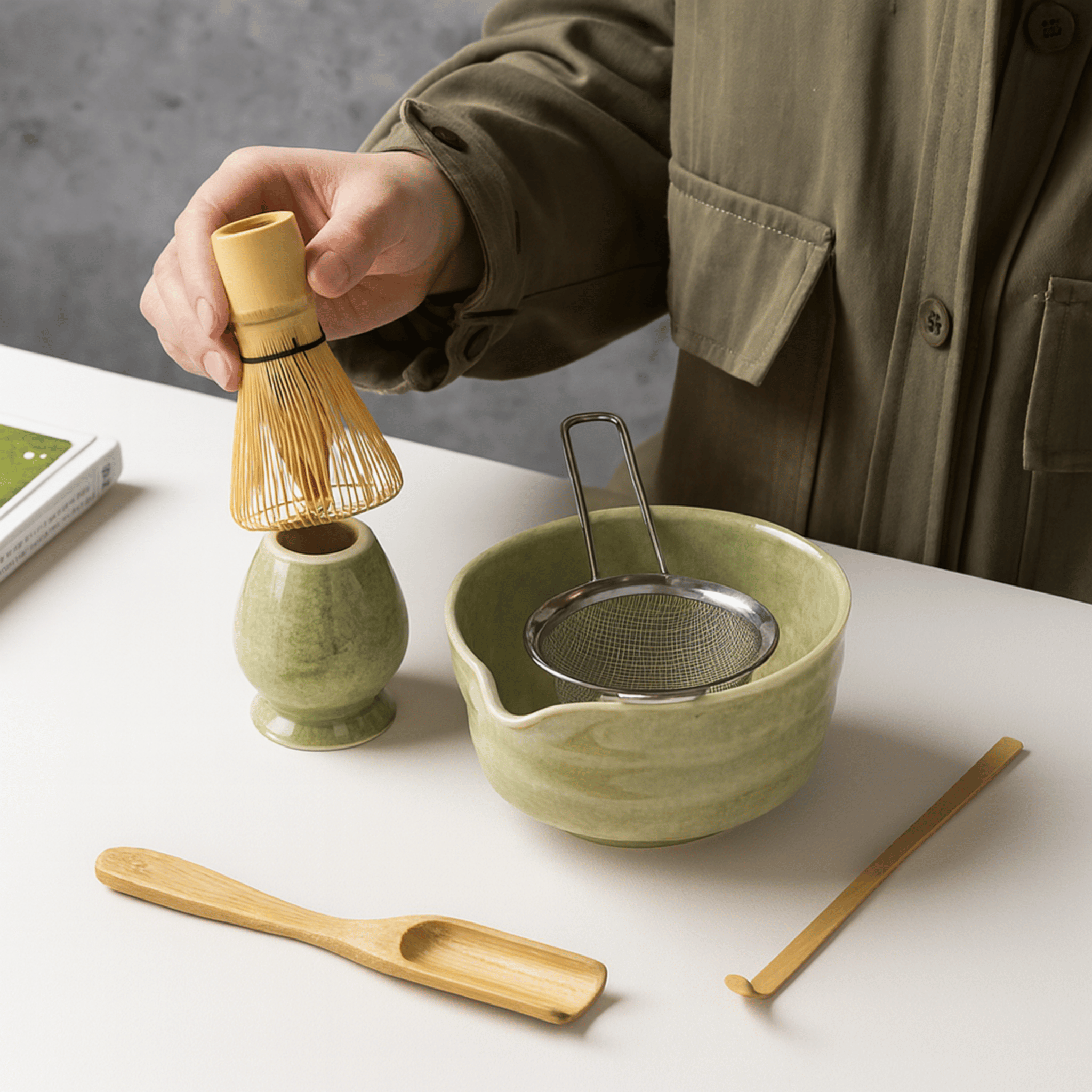 Lumitea - Traditionelt Japansk Inspireret Matcha Sæt Nuvenci.dk