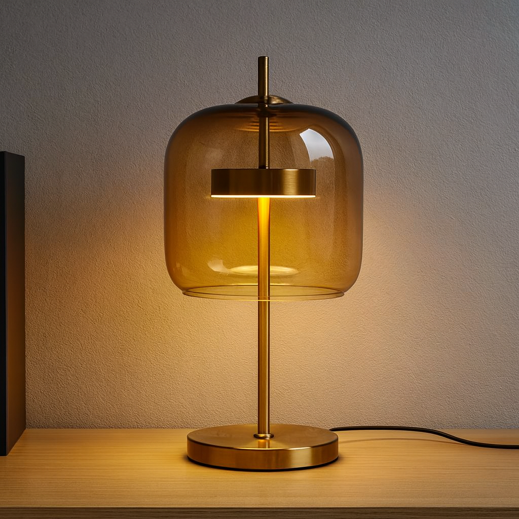 Lumivue - Moderne Bordlampe Med Kuppel Nuvenci.dk