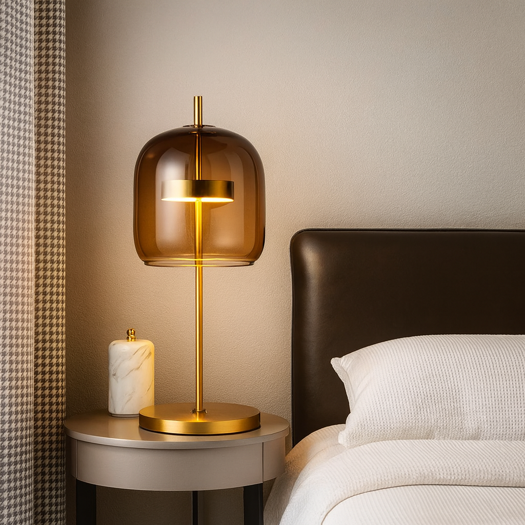 Lumivue - Moderne Bordlampe Med Kuppel Nuvenci.dk