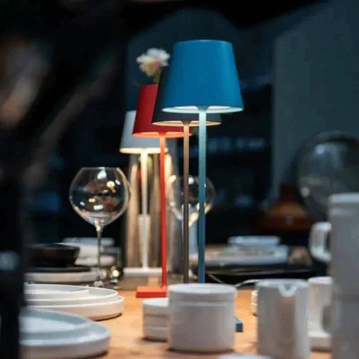 EternoLight | Trådløs Bordlampe – Hyggebelysning til Hjem og Have