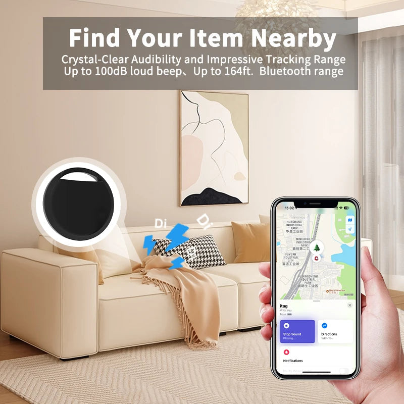 EchoFind | Mini-tracker, der kan styres med lyd og app