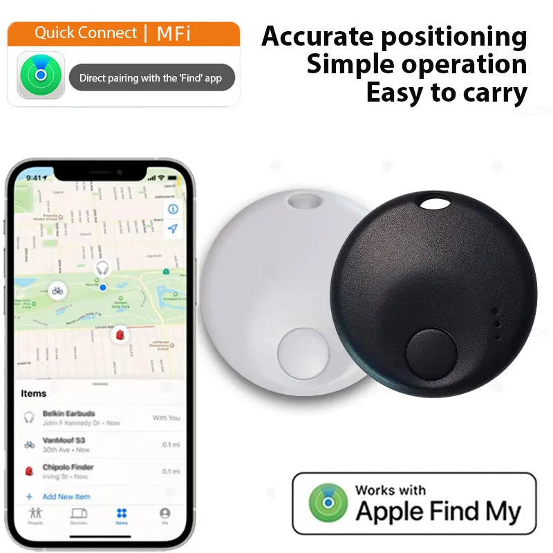 LocaTag | Mini Sporingsenhed med Anti-Tab-Påmindelse