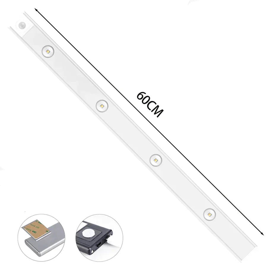 GlowTrack | LED Lys med Sensor – Smart og Energibesparende