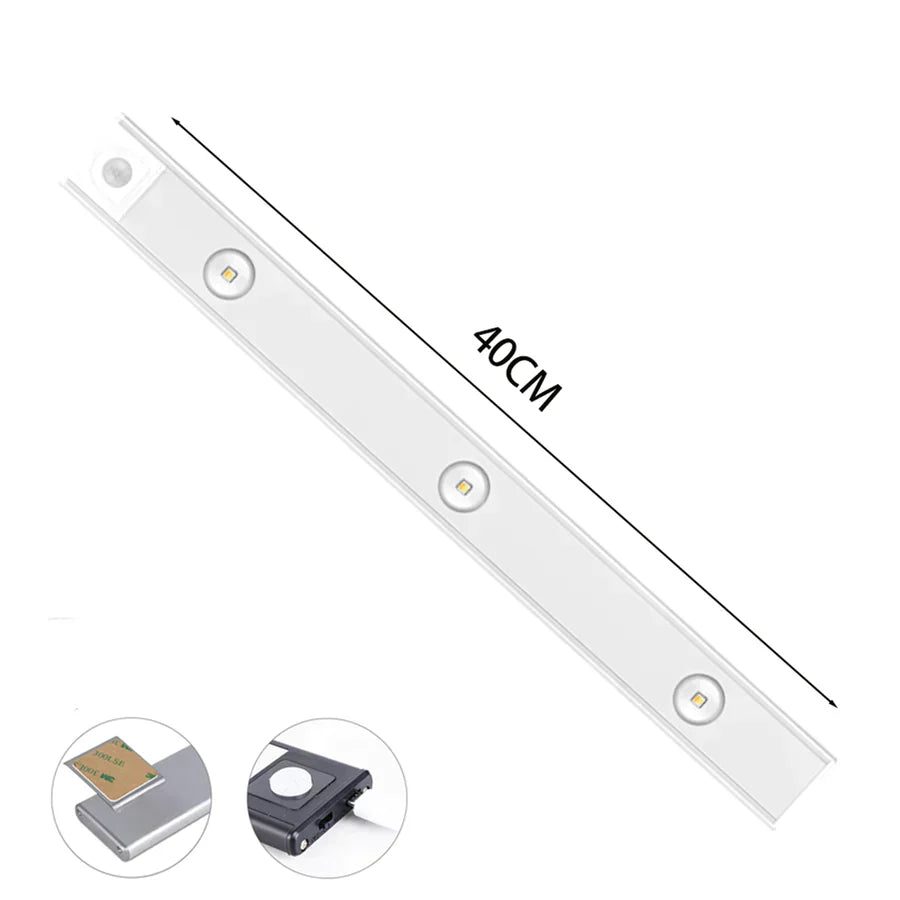 GlowTrack | LED Lys med Sensor – Smart og Energibesparende