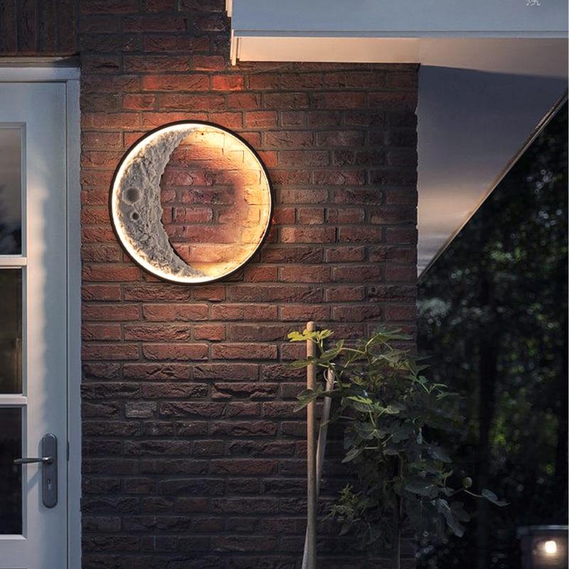 NightSphere | Glødende Halvmåne Væglampe1