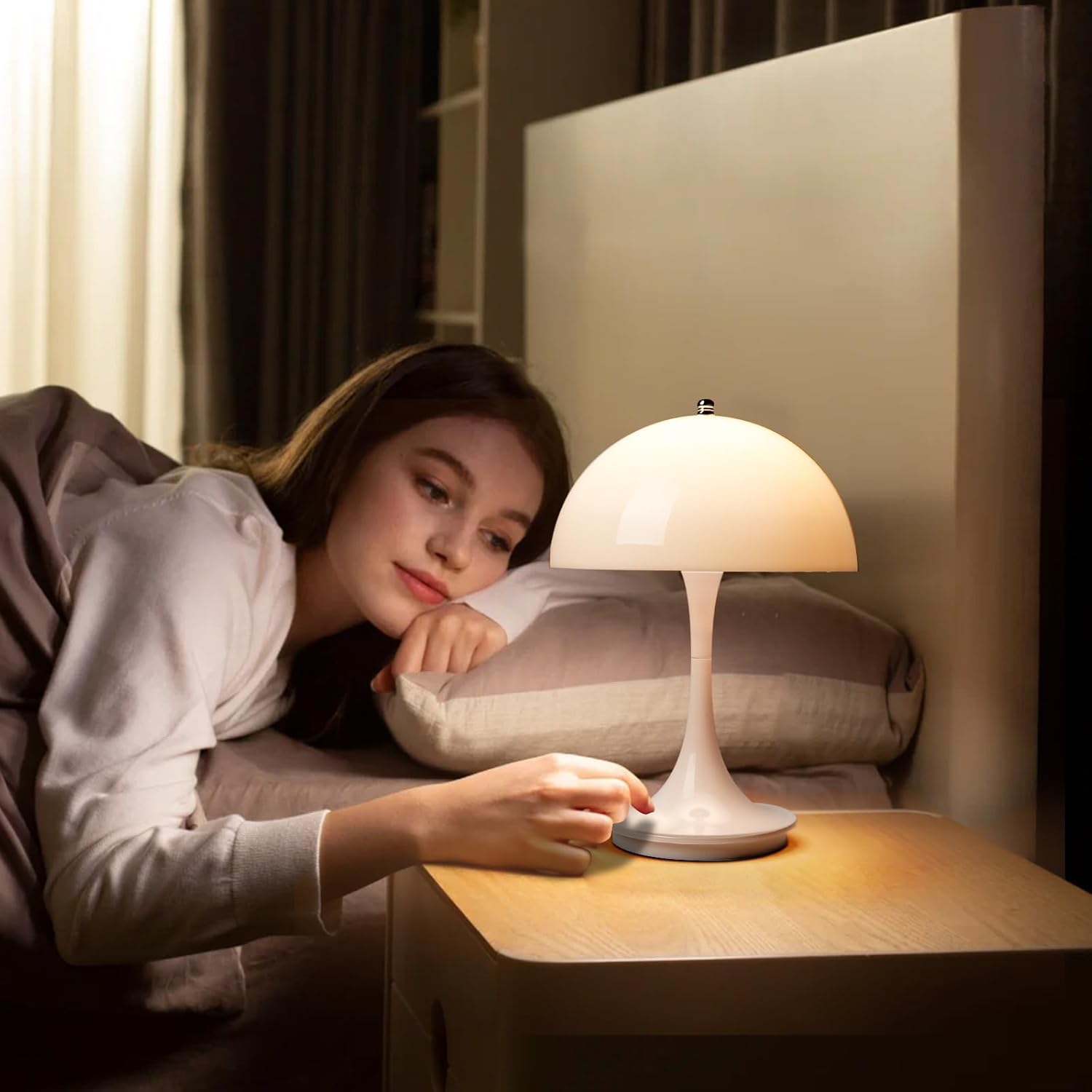 NordicShine | LED Table Lamp – Wireless Lighting for Relaxed Atmosphere