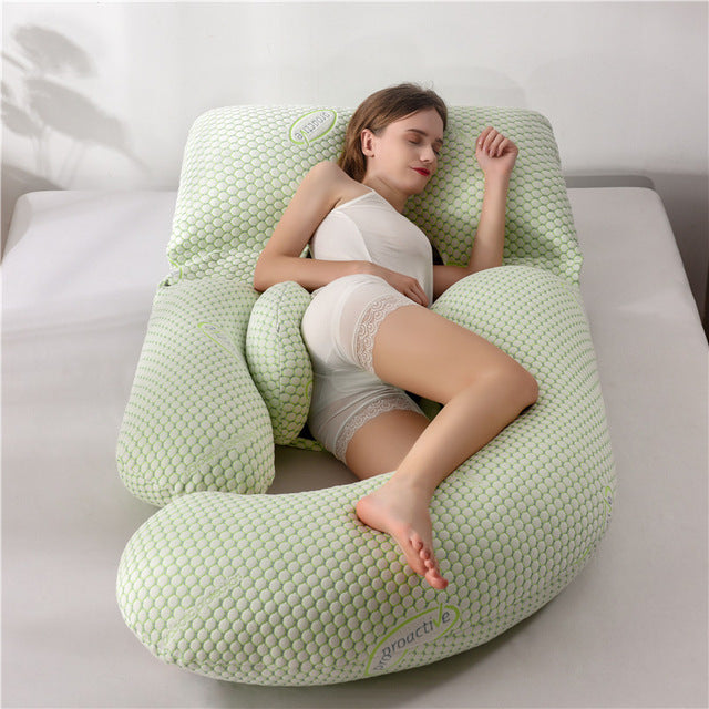 ComfortWave | Graviditetspude – Ergonomisk Støtte til Hele Kroppen