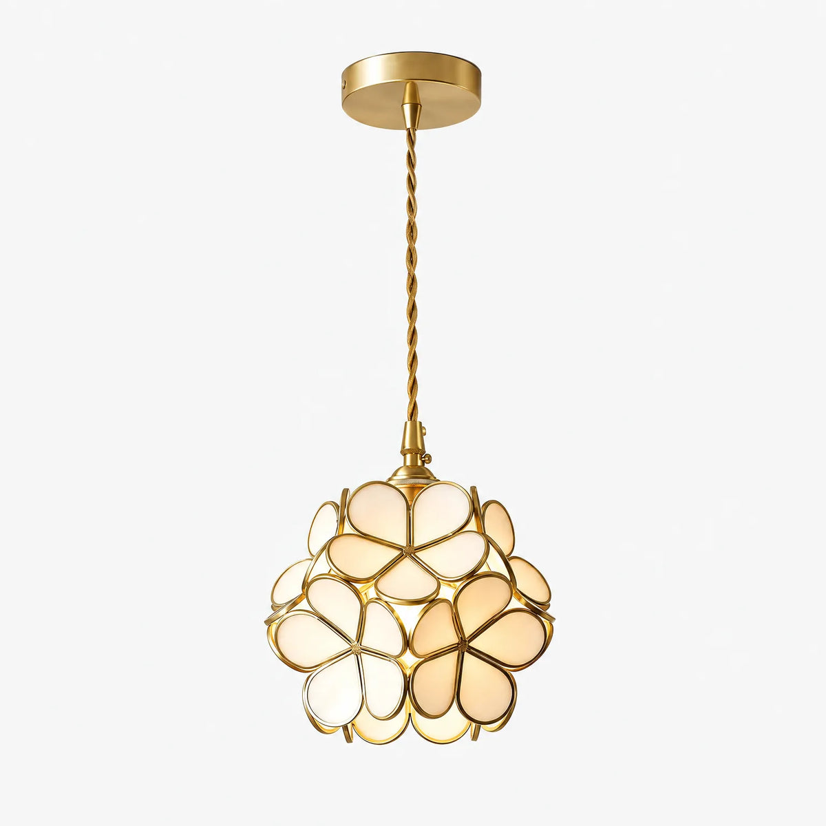 Petalure - Blomsterformet Loftslampe Med Rund Form Nuvenci.dk