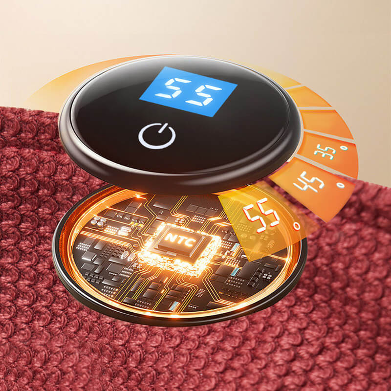 ThermaSoft | Vaskbar Elektrisk Varme tæppe med USB-tilslutning